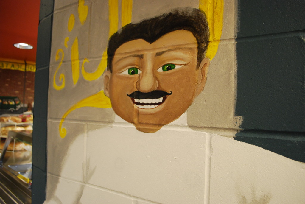 One of the new characters added to the mural. REID HARMAN | THE HARBINGER