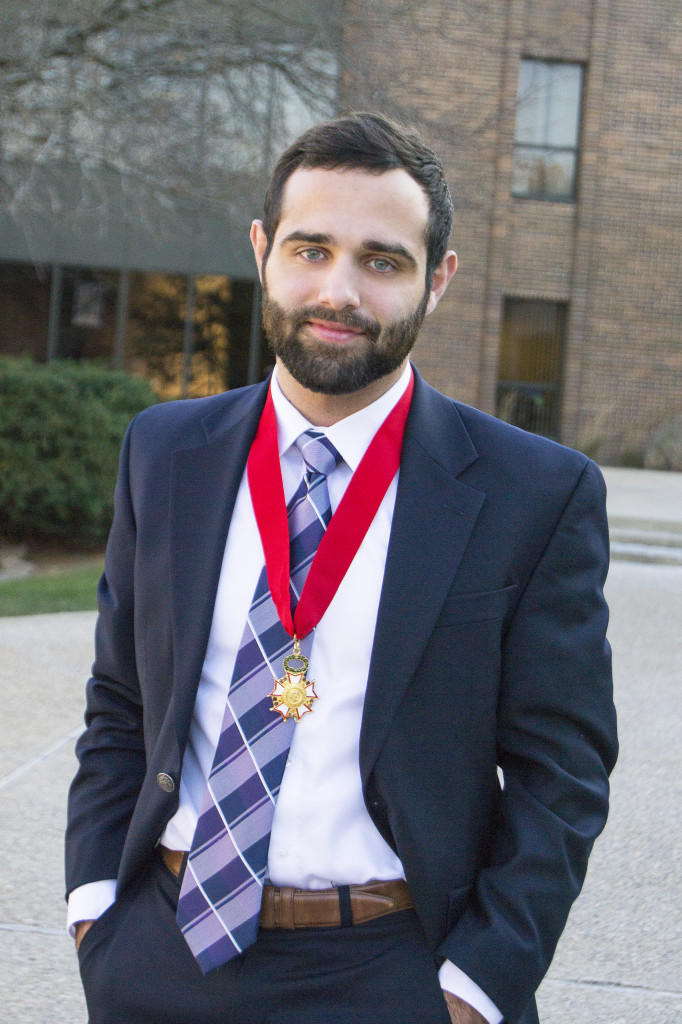 In November, Trevor Mileur became the first ICC student to be honored as a Lincoln Academy Student Laureate. TERESA WILLIAMS | THE HARBINGER