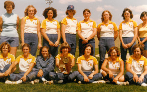 ICC softball won first place in regionals in 1980. They went on to win third in the nation that year. Photo courtesy TONYA GILLES-KOCH
